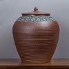 Ceramic Pantry Organization for Rice, Large Capacity Sealed Storage Tank, Home Grain Dispenser, Kitchen Ceramic Rice Cylinder, Food Storage Containers