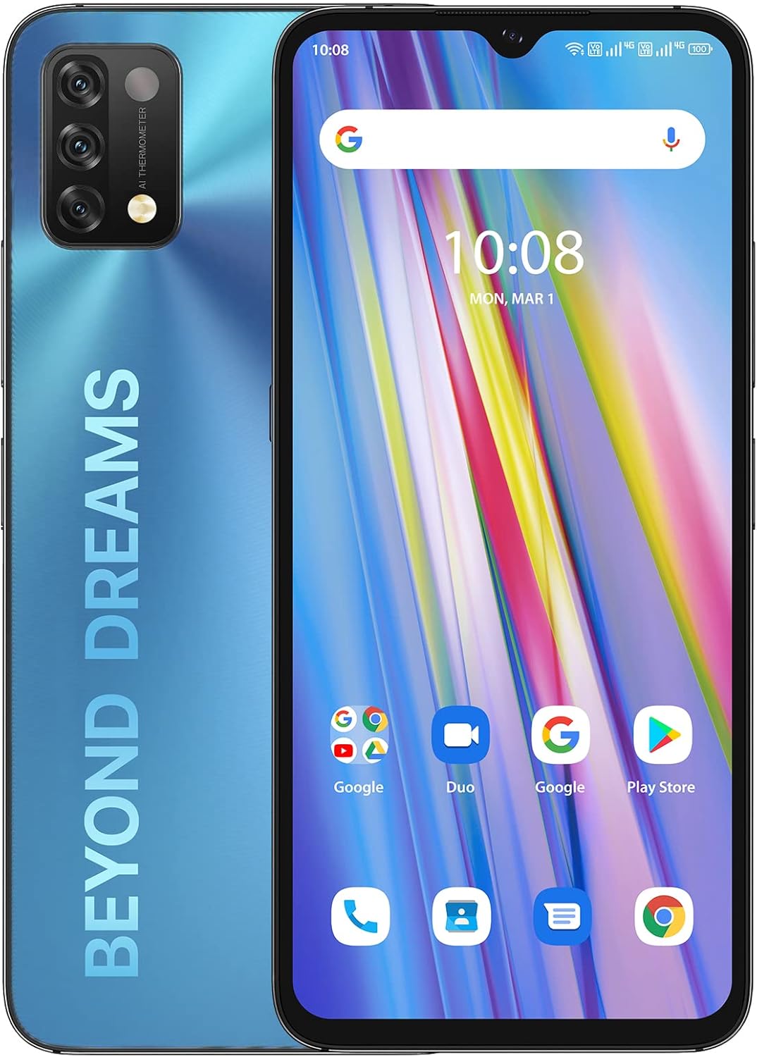 UMIDIGI A11 Pro Max showing its triple camera setup on the back