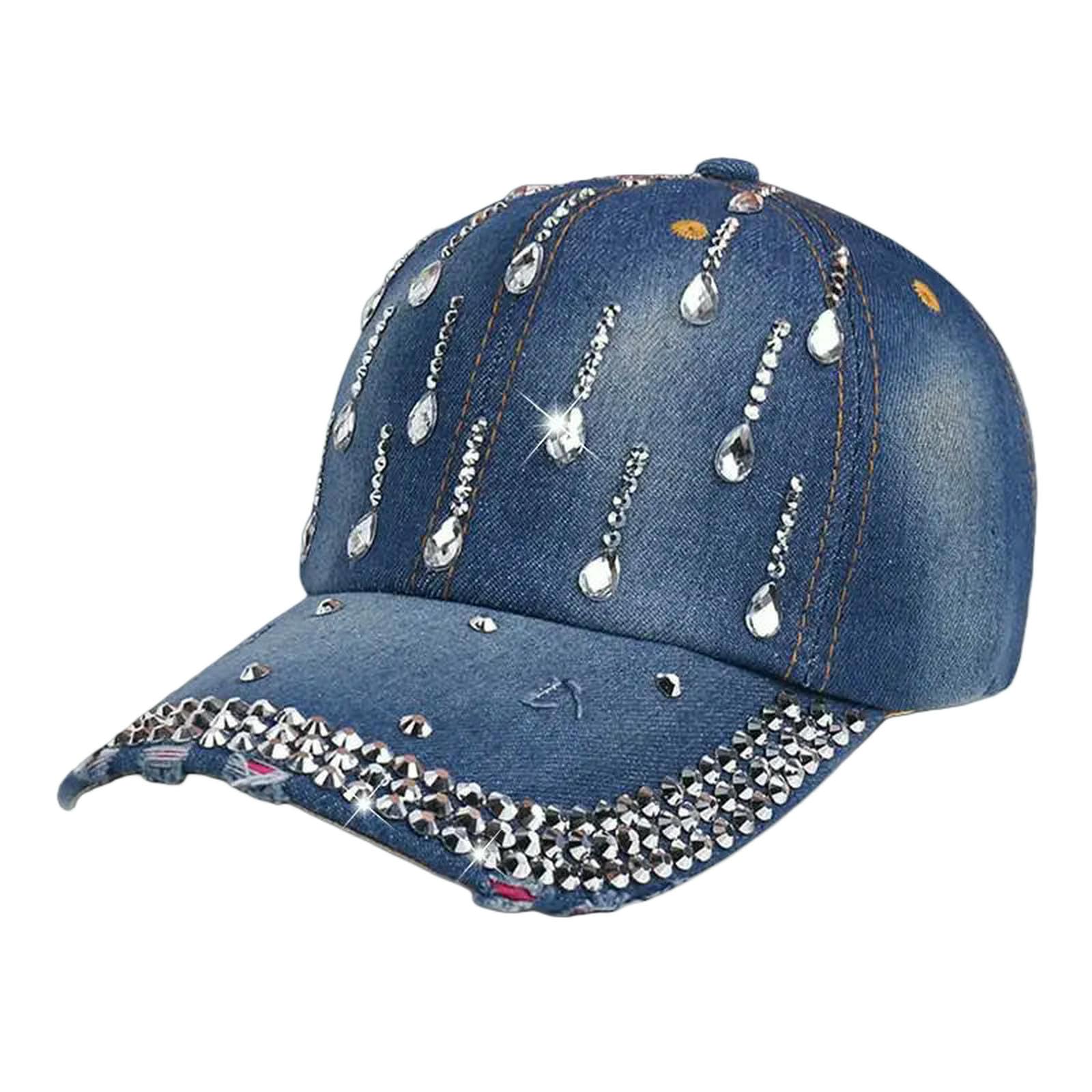 Chapeau homme denim contre les coups de soleil avec réglage 55-58cm casquette cowboy