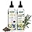 Chebe & Rosemary Hair Oil for Growth, 10 in 1 Moisturizer for Scalp, African Powder for Stronger, Longer Hair, Natural Oil for All Hair Types (2PCS)
