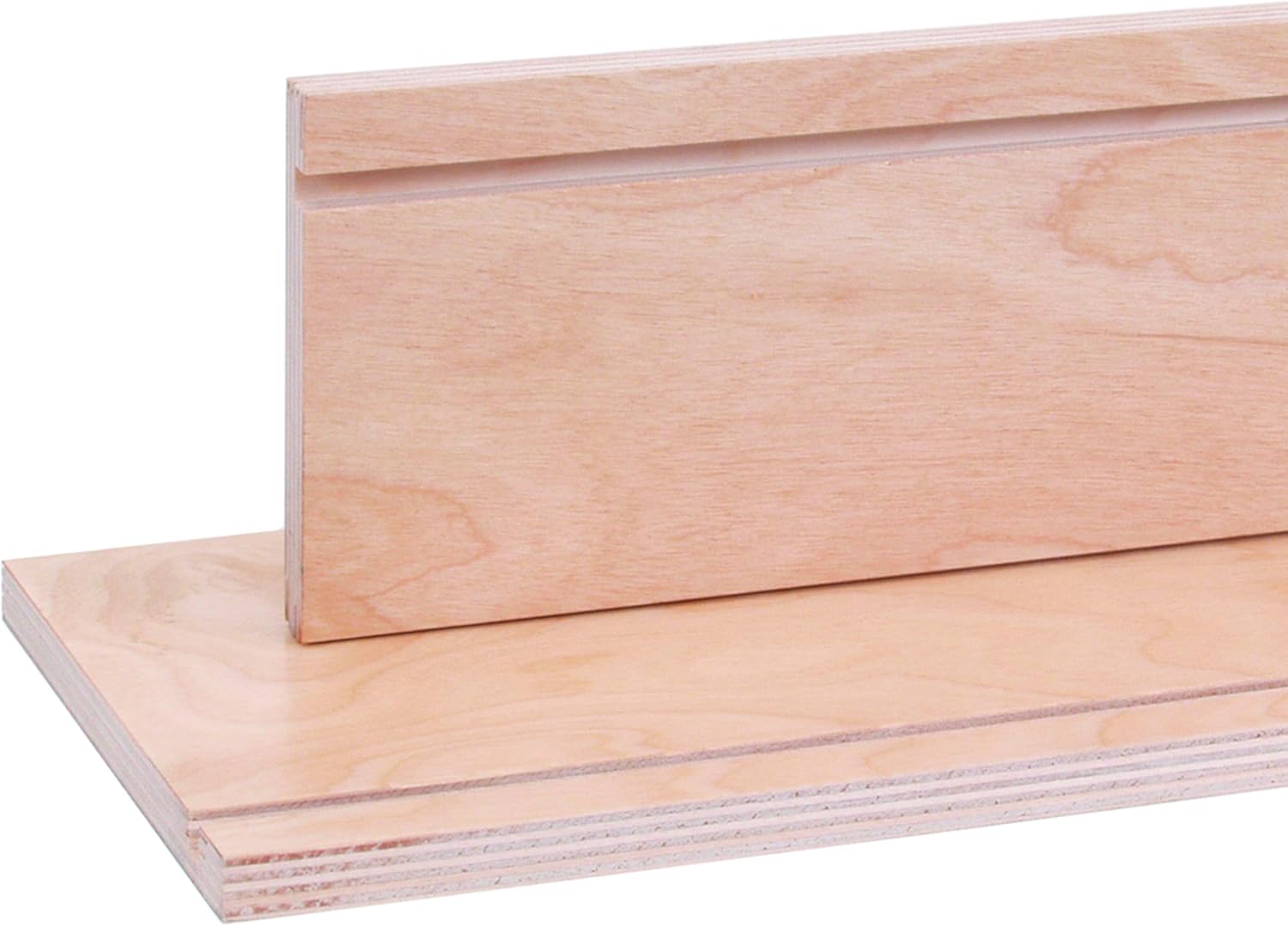 Woodcraft Woodshop Drawer Side 60" x 4" Stock Precut Components Prefinished Decorative Edge Slotted for Drawer Bottom