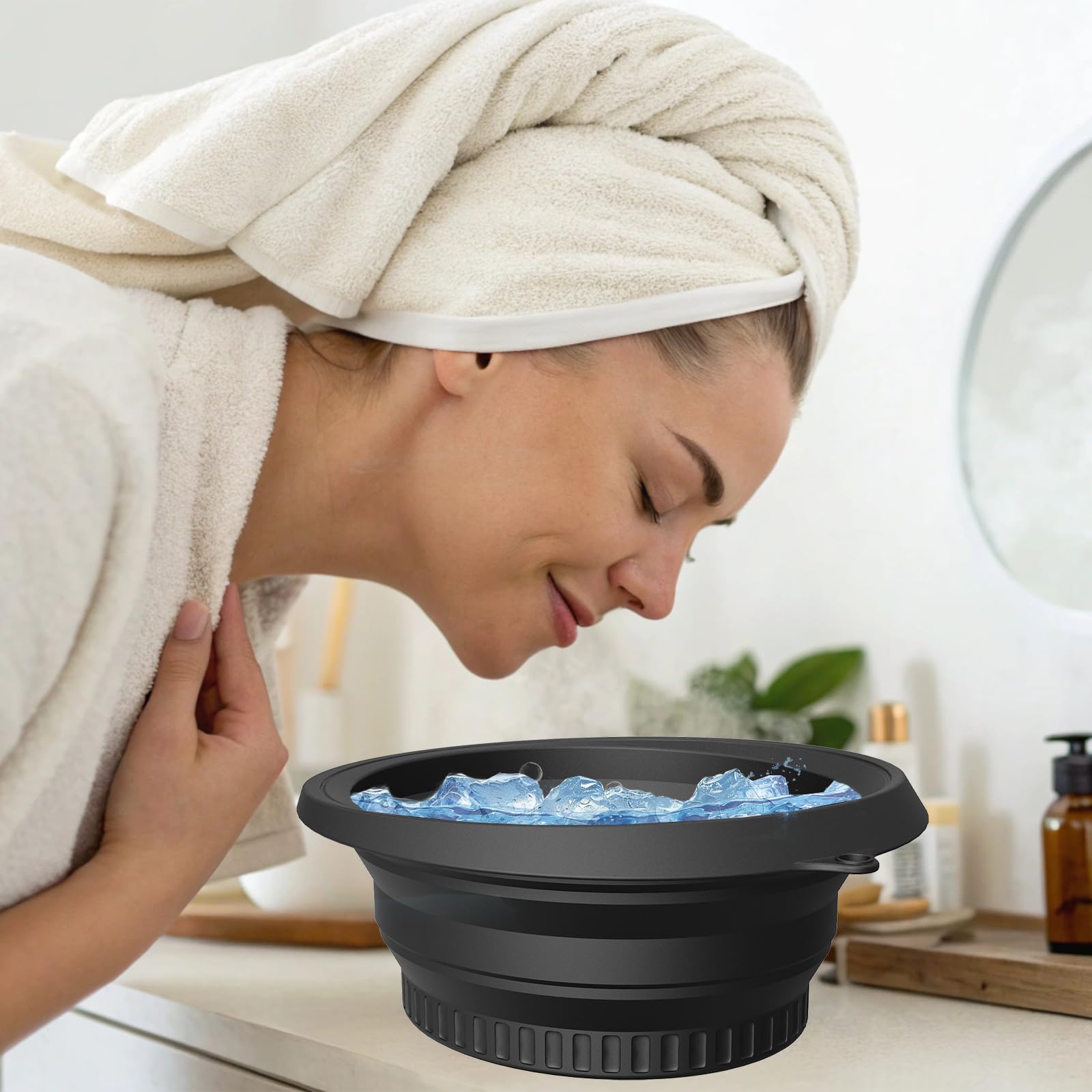 GENERIC Face Bowl for Ice with Built-in Ice Tray, 1 Count - Image 1