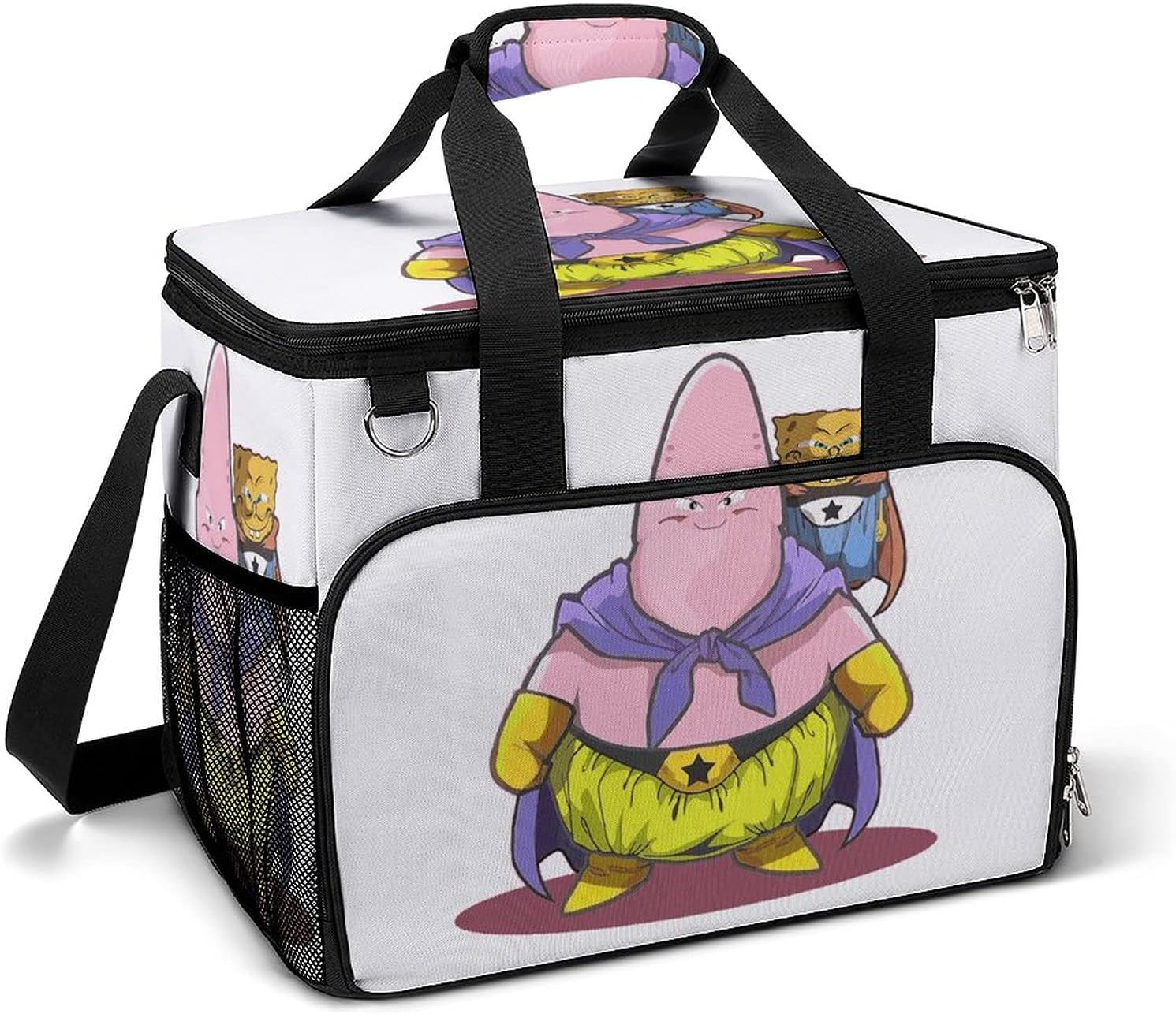 スポンジボブ クーラーバッグ 87 以上節約 屋外キャンプ携帯用大容量バックパックピクニックバッグ 保冷バッグ 保冷 保温バッグ キャンプ 手持ちと肩掛け スポーツ アウ ピクニックビーチ 釣りに最適 バーベキュー学校