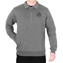 Newcastle United F.C. Mens Sweatshirt Quarter Zip Wing Collar Official Soccer Gift
