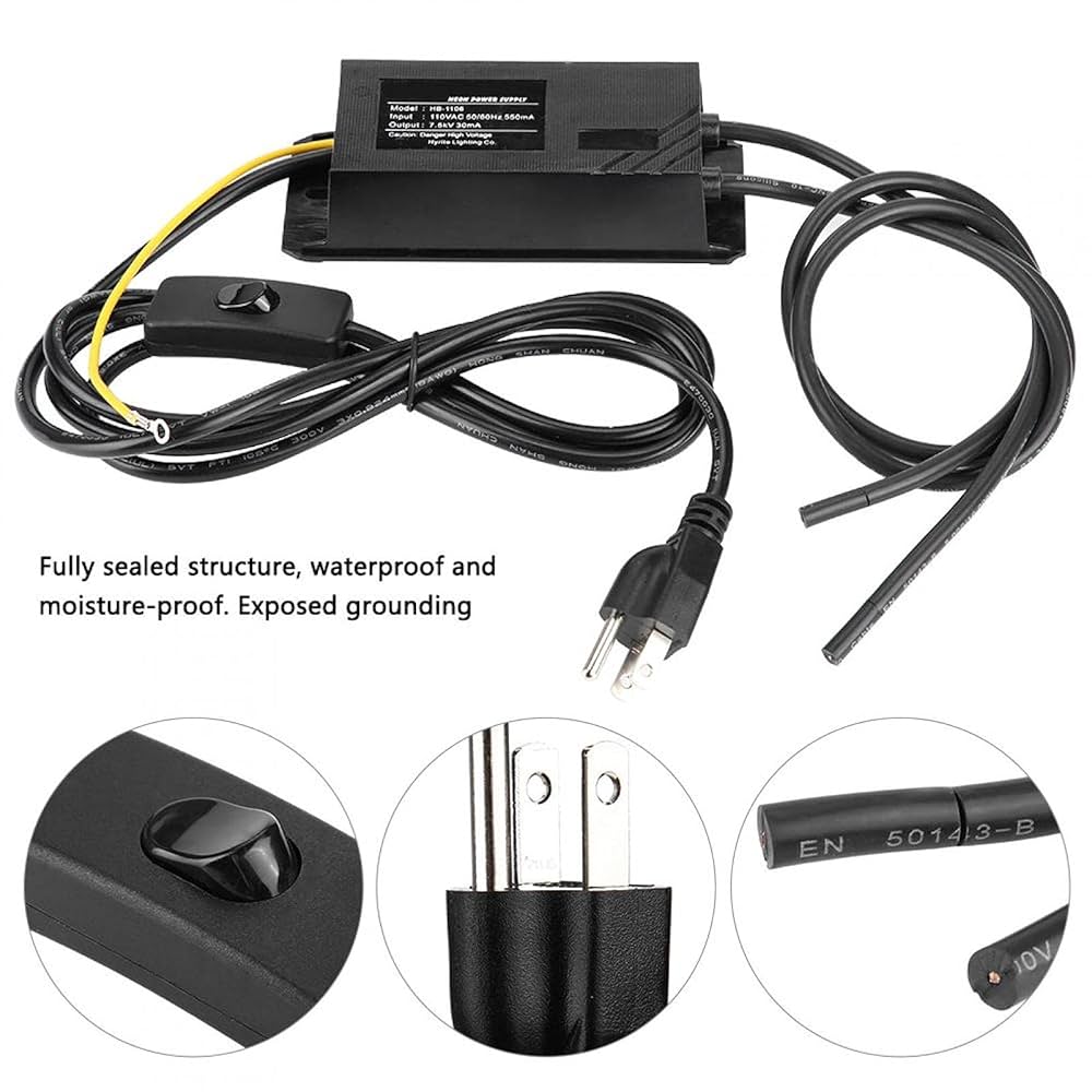 ネオントランス Amazon.co.jp: ネオントランス、ネオン電子変圧器、3KV/30mA/5