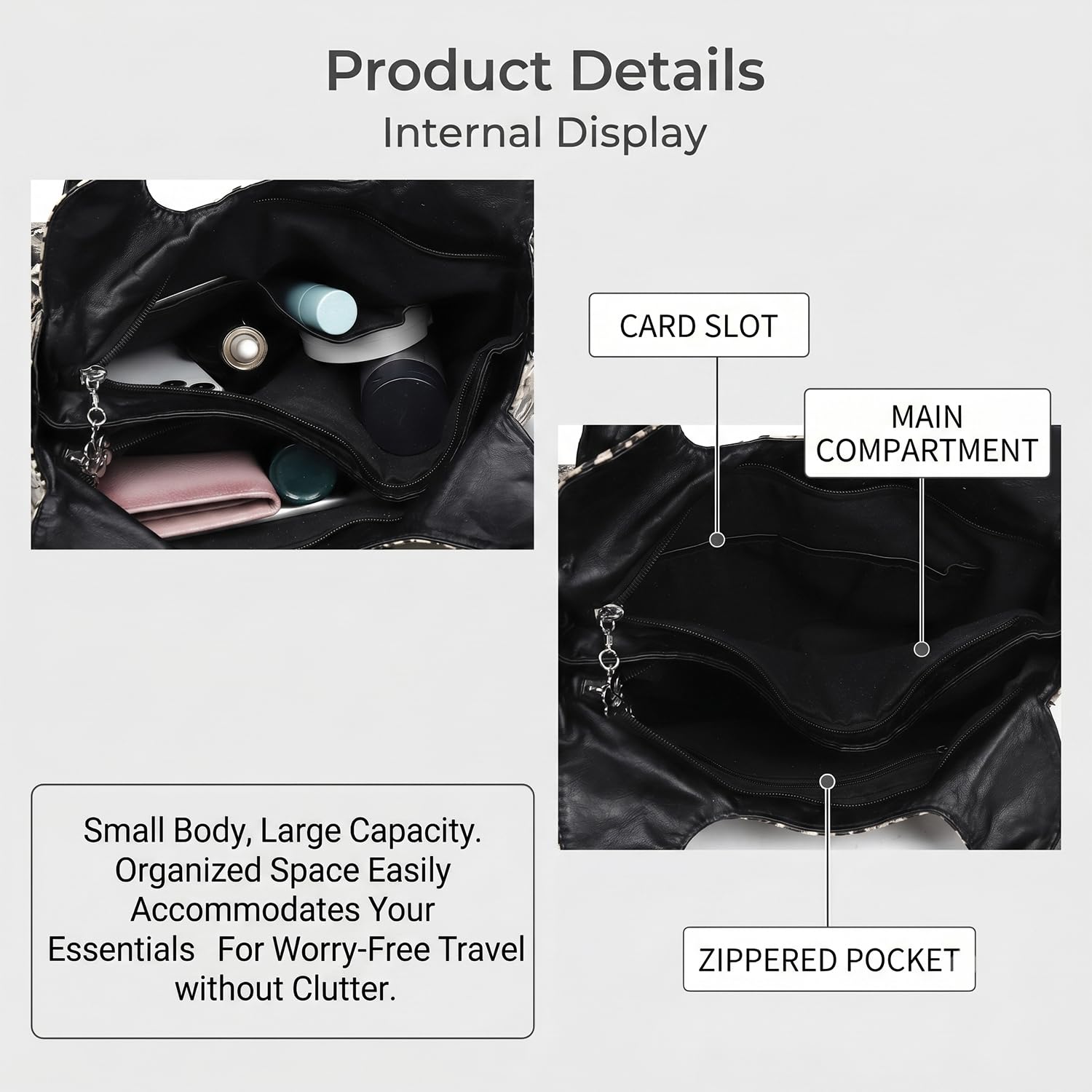 Damen Tasche Damenhandtasche Handtasche Hobo Schultertasche Shopper aus PU-Leder Damentasche Umhängetasche Taschen Leopardenmuster Henkeltasche für Frauen Mutter