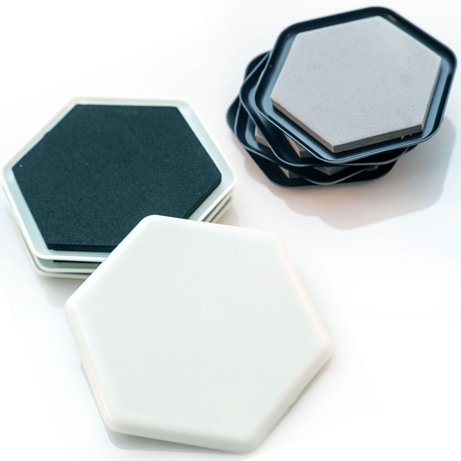 Furniture Sliders - Reusable Felt Pads for Easy Moving of Heavy Furniture - Great for Tables, Sofas, Beds, Dressers & Appliances on Hardwood/Ceramic/Tiled Floors & Carpeted Surfaces