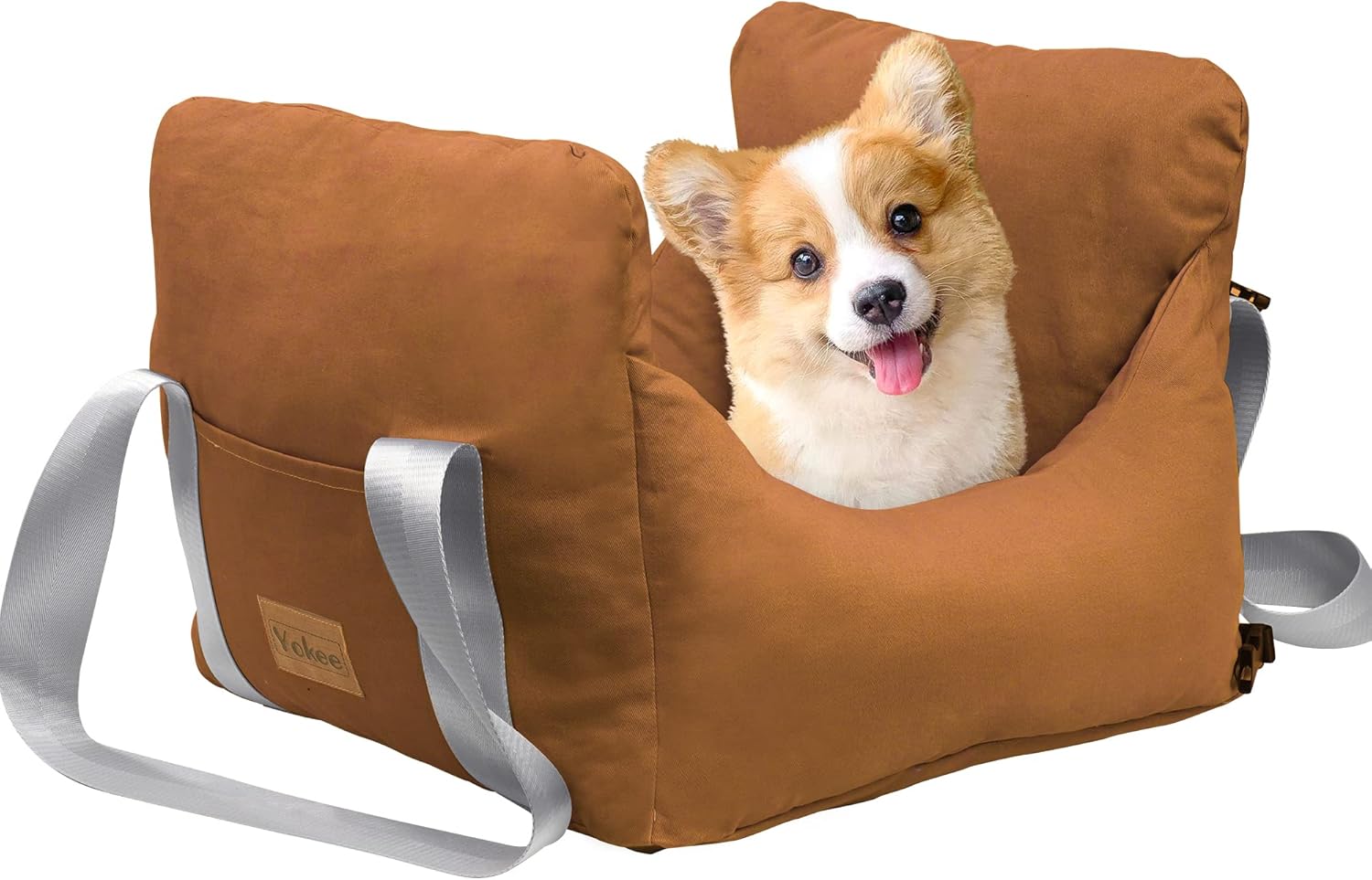 Yokee Dog Car SeatDog Booster Seat Car Dog Bed for Small Medium Dogs