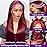 CHEETAHBEAUTY 9x6 Glueless Wigs Human Hair Pre Plucked Pre Cut 22 Inch Straight 99j Burgundy Lace Front Wigs Human Hair for Women 9x6 HD Lace Glueless Wig with Elastic Drawstring 220% Density
