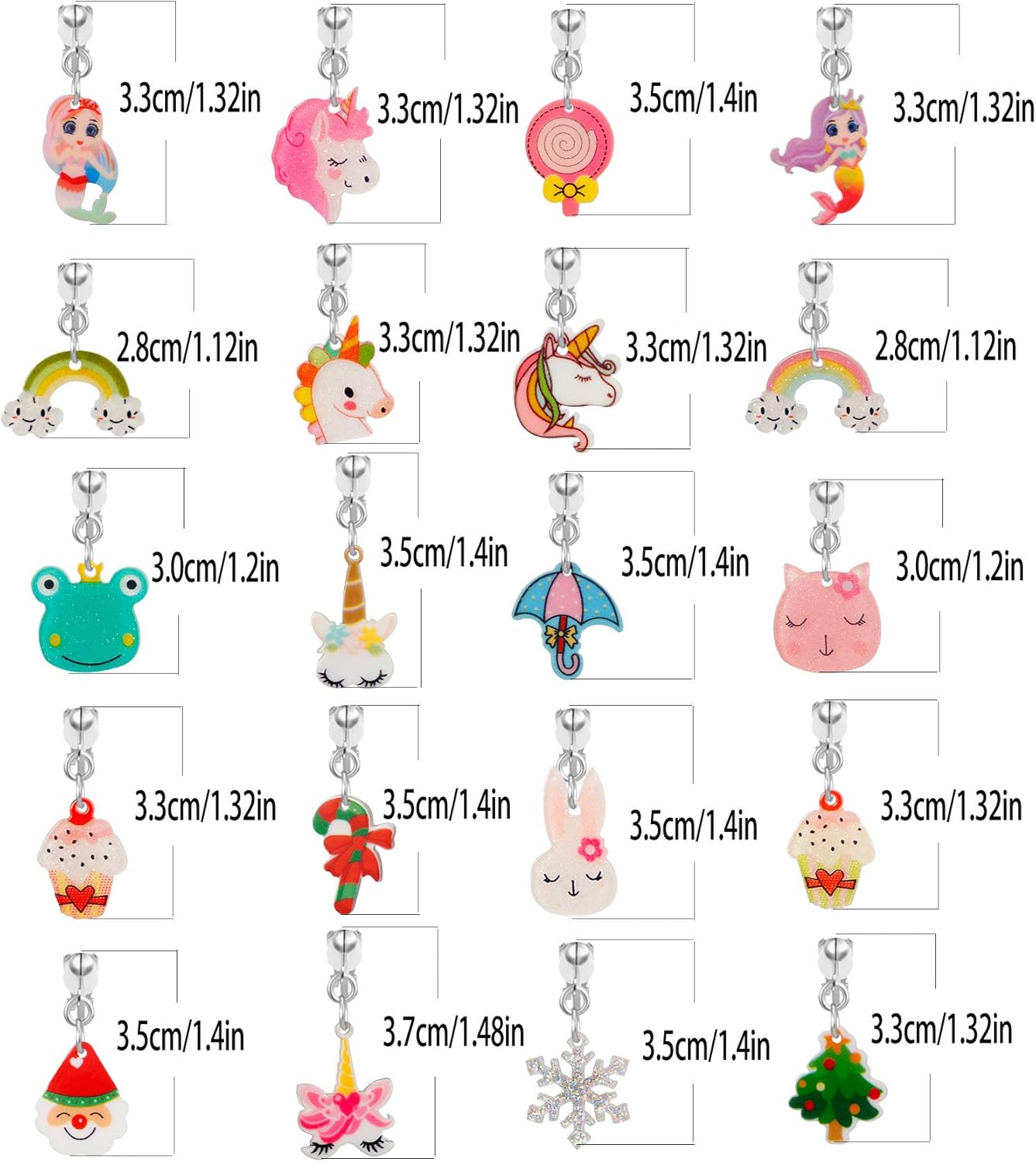 20 Pairs Clip on Earrings -Cute Clip Earrings Hypoallergenic,Dress-Up Accessorie - Image 7