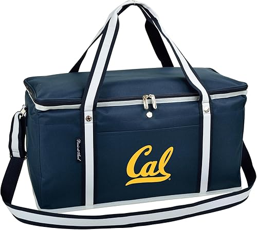 California Berkeley - Hielera semirígida plegable a prueba de fugas con licencia de Golden Bears para 64 latas, diseñada y aprobada por calidad en