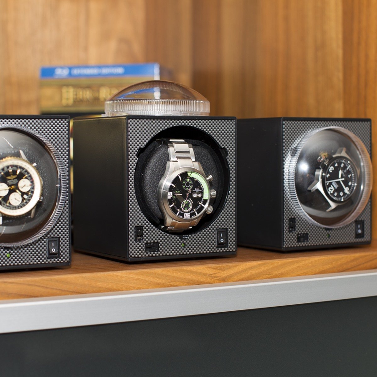NEU: Uhrenbeweger Boxy Classic CARBON EDITION Single - Kollektion 2025