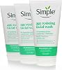 3x 150ml Simple Regeneration Age Resisting Facial Wash with Green Tea and Prebiotic Cleanser for Revived and Revitalised Skin – Bundled by Smart Cutie