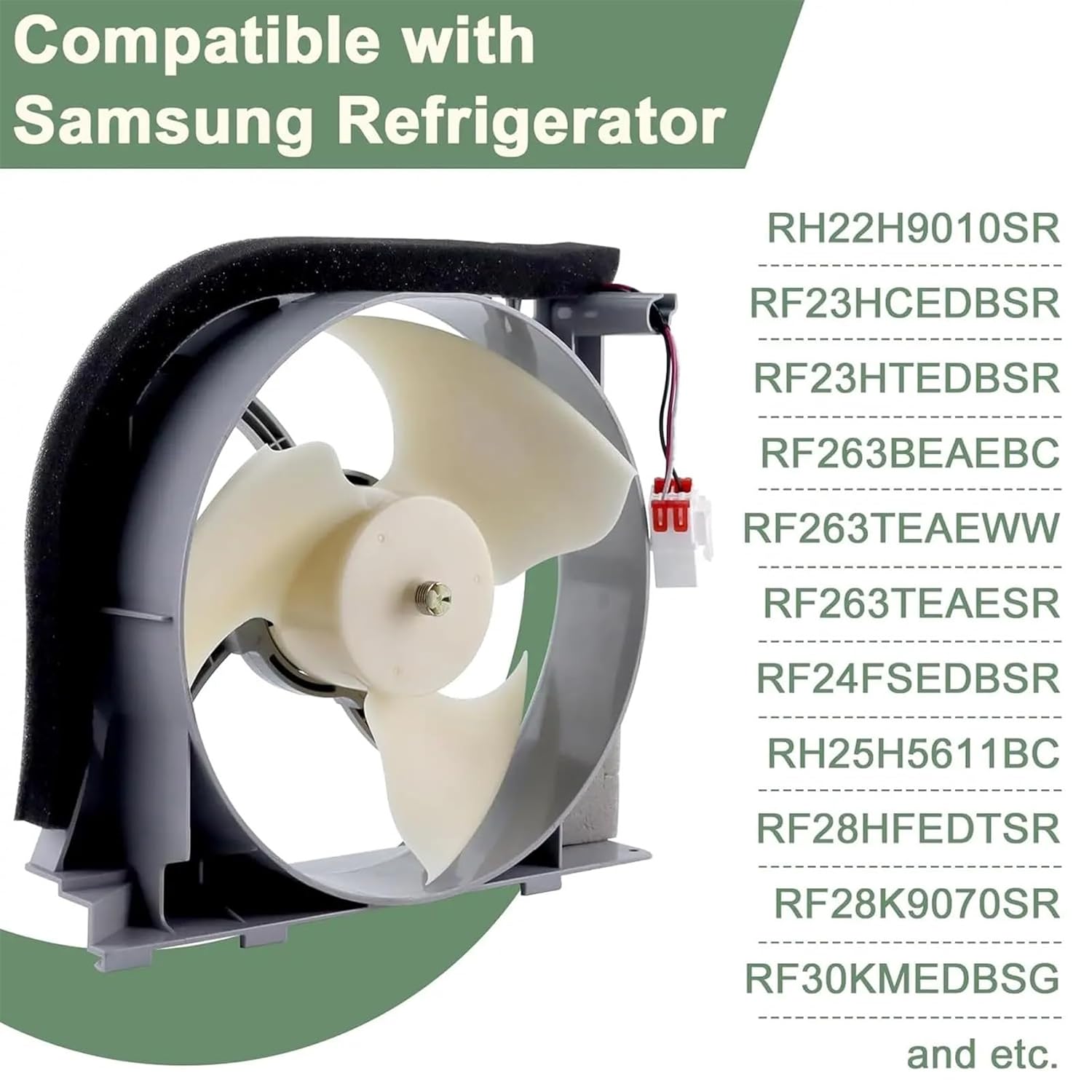 Fridge Parts Refrigerator Evaporator Fan Motor Fit for Sam Sung Refrigerator DA97-15765A DA31-00340A DA97-12842A DA97-15765C
