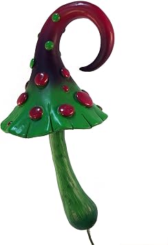 GlitZGlam Enchanted Miniature Mushroom for a Fairy Garden and Gnomes. Gnome- Fairy Garden Accessory Green