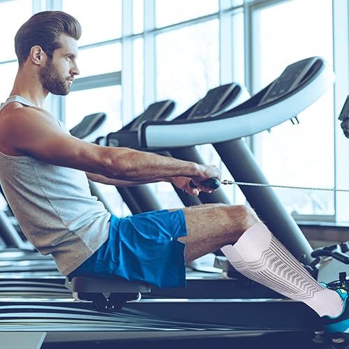 Miniatura 136 de FuelMeFoot - Paquete de 3 calcetines de compresión de color cobre, calcetines de compresión para mejorar la circulación, para mujeres y hombres, 00