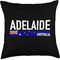 Vista 5 de Adelaide Gifts Adelaide Australia - Almohada (16.0 x 16.0 in), multicolor