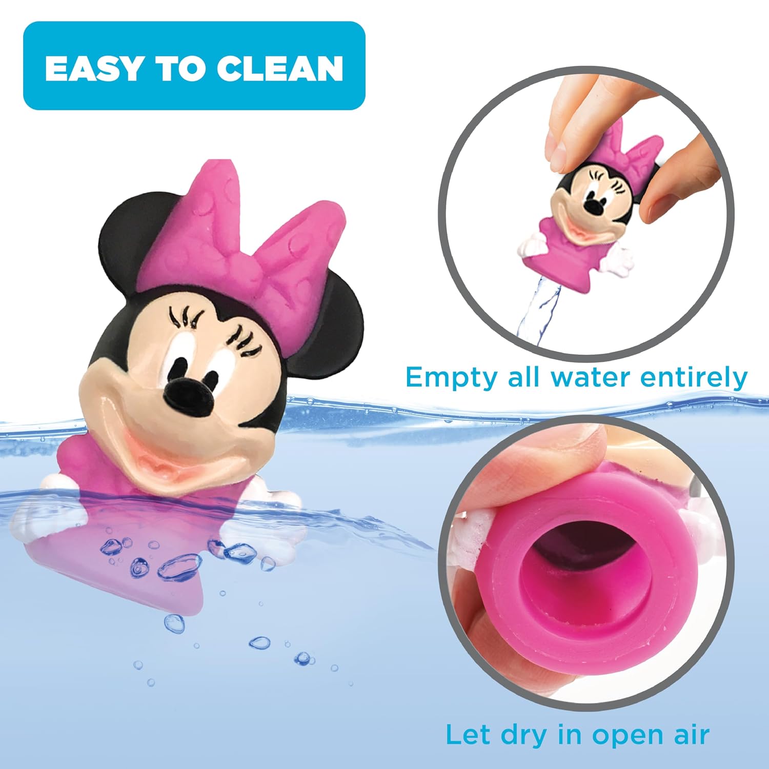 Disney Mickey Mouse & Friends 10 Piece Finger Puppet Set – Party Favors, Educational Play, Bath & Pool Toys, Beach Games, Finger Puppets, Playtime Activities image 3