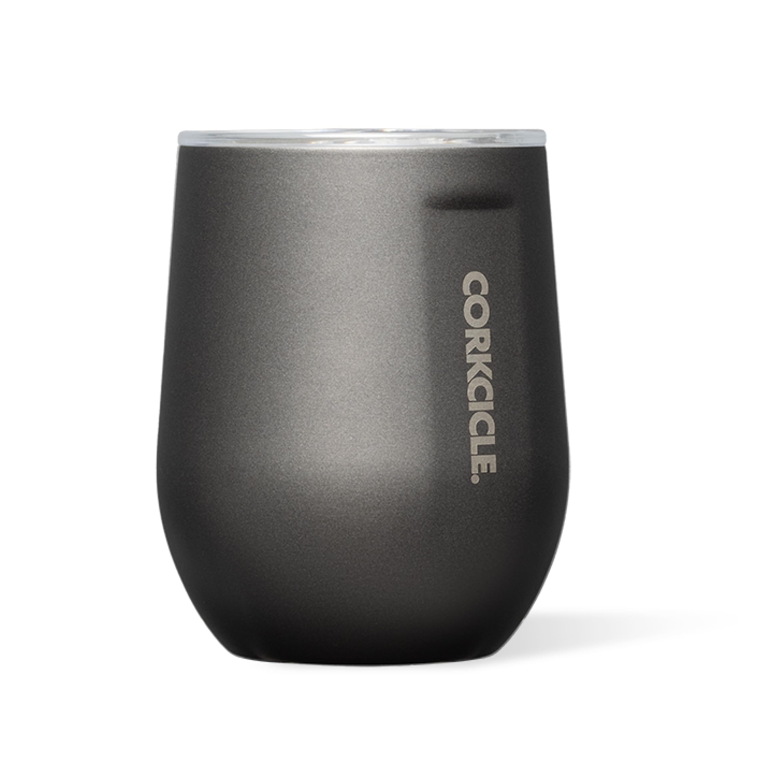 Corkcicle Metallic Insulated Stemless-Ceramic Slate
