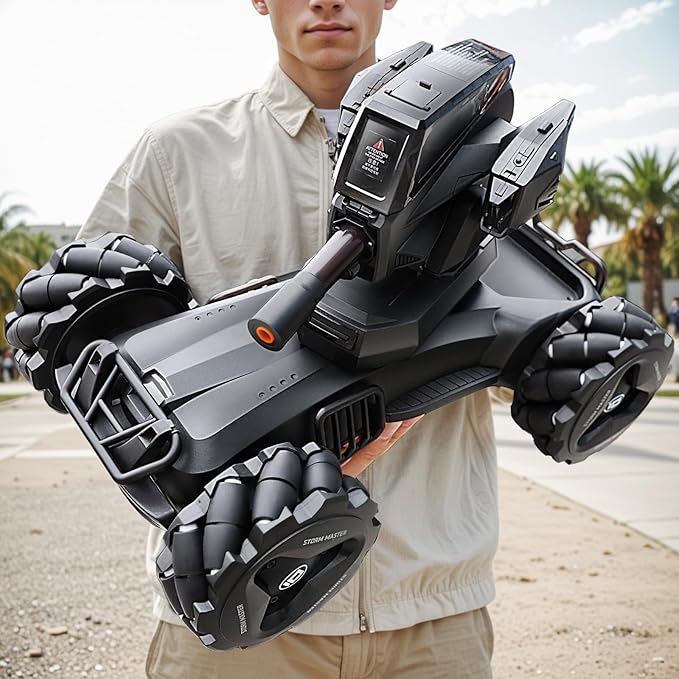 Veeniix V997 RC Monster Truck with Mecanum Wheels, Large 4X4 ...