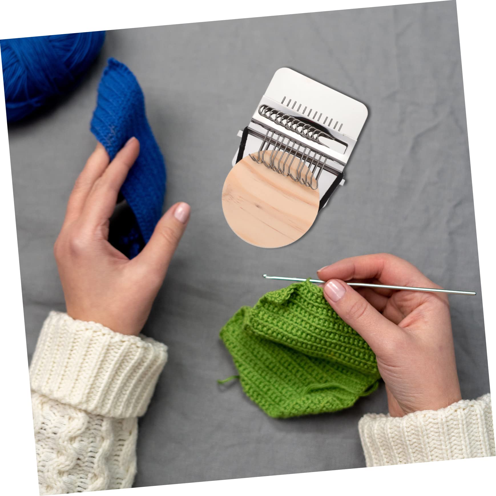 Tofficu 3juegos Telar De Madera Mini Para Tejer Herramienta Para Reparar Jeans y Ropa Accesorios De Costura y Para Principiantes y
