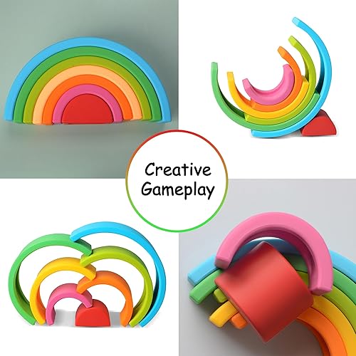 Vista 32 de Bloques de construcción suaves para niños pequeños, bloques para niños de 6 meses en adelante, bloques apilables grandes y creativos, 20 piezas