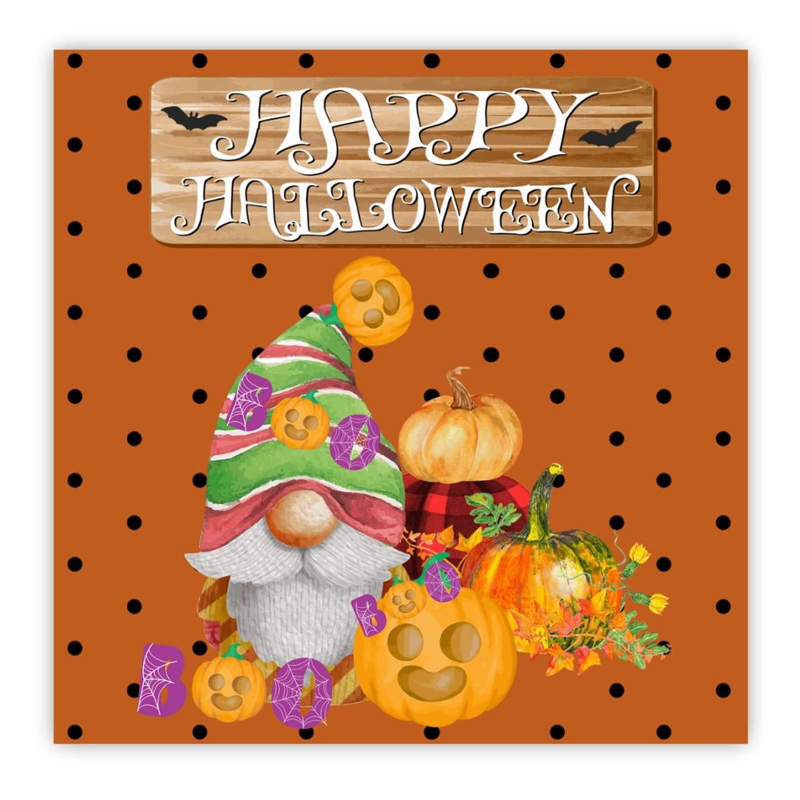 Panneau en bois Happy Halloween pour remplacer les décos fragiles