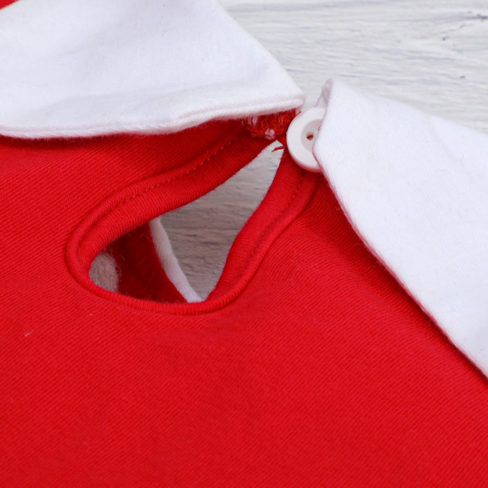 Hifot Pagliaccetto Neonato per Natale, Bambino Ragazze Ragazzi My First Christmas Costume Babbo Natale Bambino 0-18 Mesi Regalo Natale