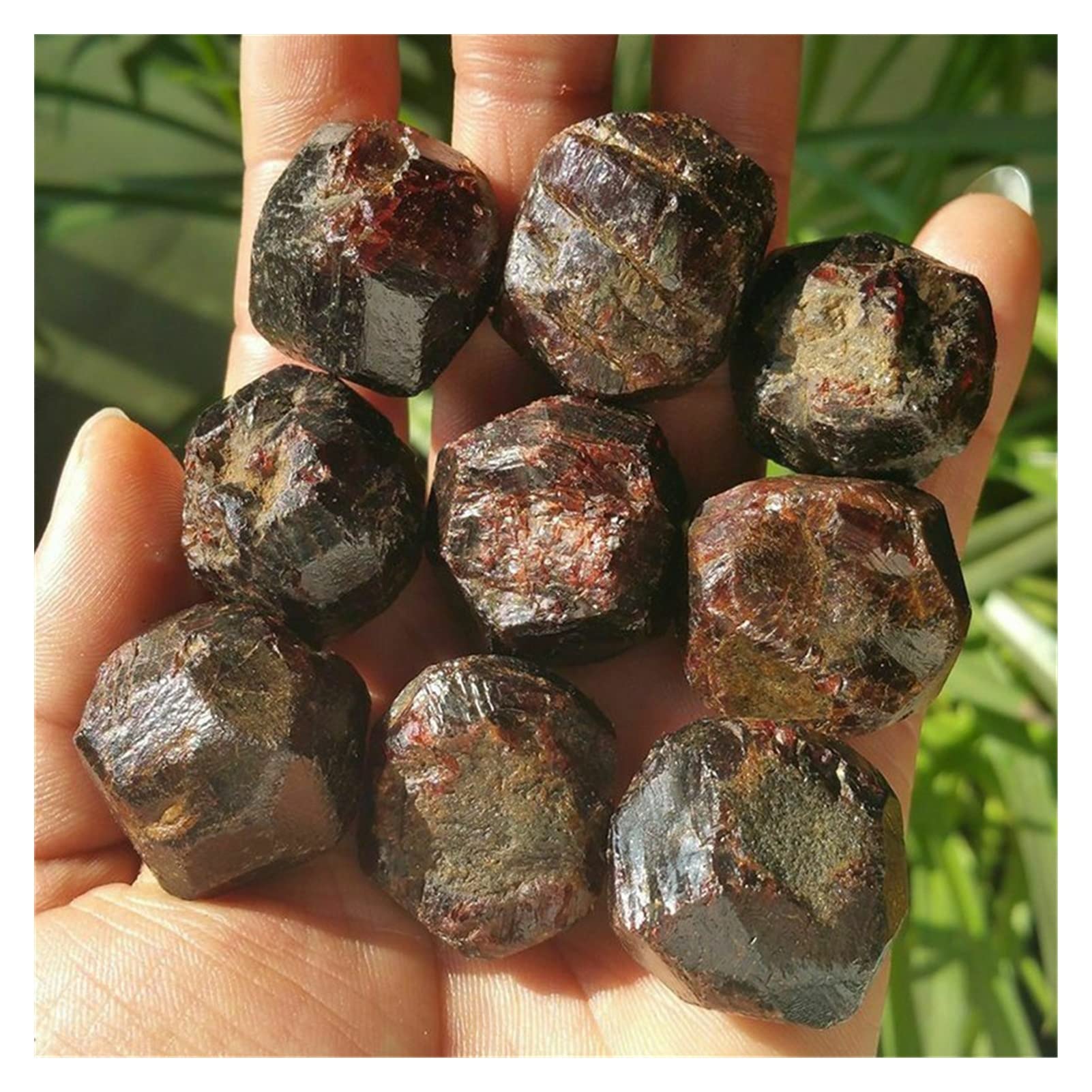 Cristallo Naturale Grezzo 100 g Naturale Originale Rosso Granato Gemma di Cristallo Pietra Grezza Esemplare Decorazione al Quarzo Decorazione della Stanza