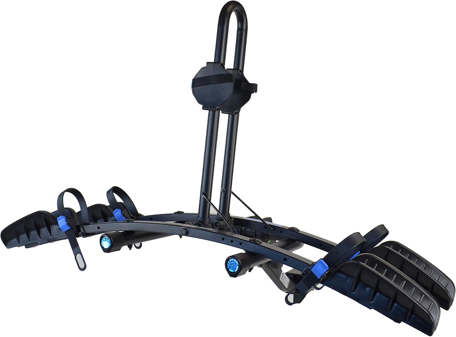 Heininger 2035 Advantage FlatRack 2 Bike Platform Hitch Mounted Rack (Fits 1.25" and 2" Receivers), Black