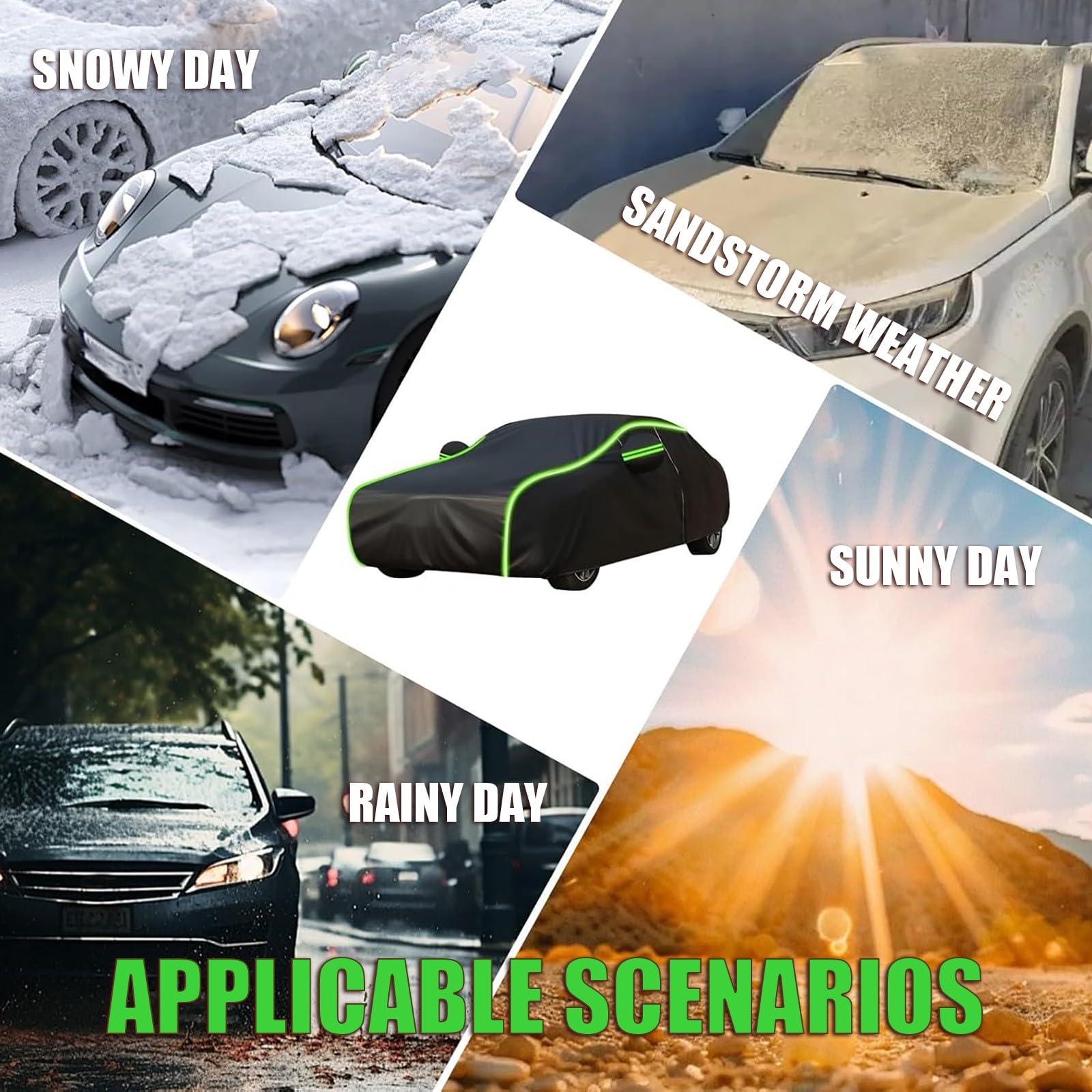 Bache Voiture Exterieur pour Honda Civic Typ R FK2, Housses pour Auto Voiture Bâche Extérieur Hiver Protege Antigel Étanche Bache Protection Voiture Respirant Contre Pluie Soleil(Silver)