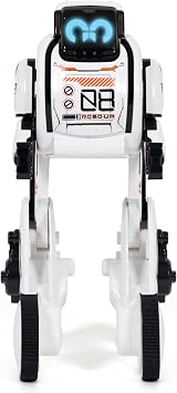YCOO Robo Up Remote Control Robot Toy, Programmable Robot with LED Eyes, squat, stand and carry function for kids ages 5-14 years