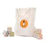 Uncle Goose Classic ABC Blocks with Canvas Bag - Made in The USA