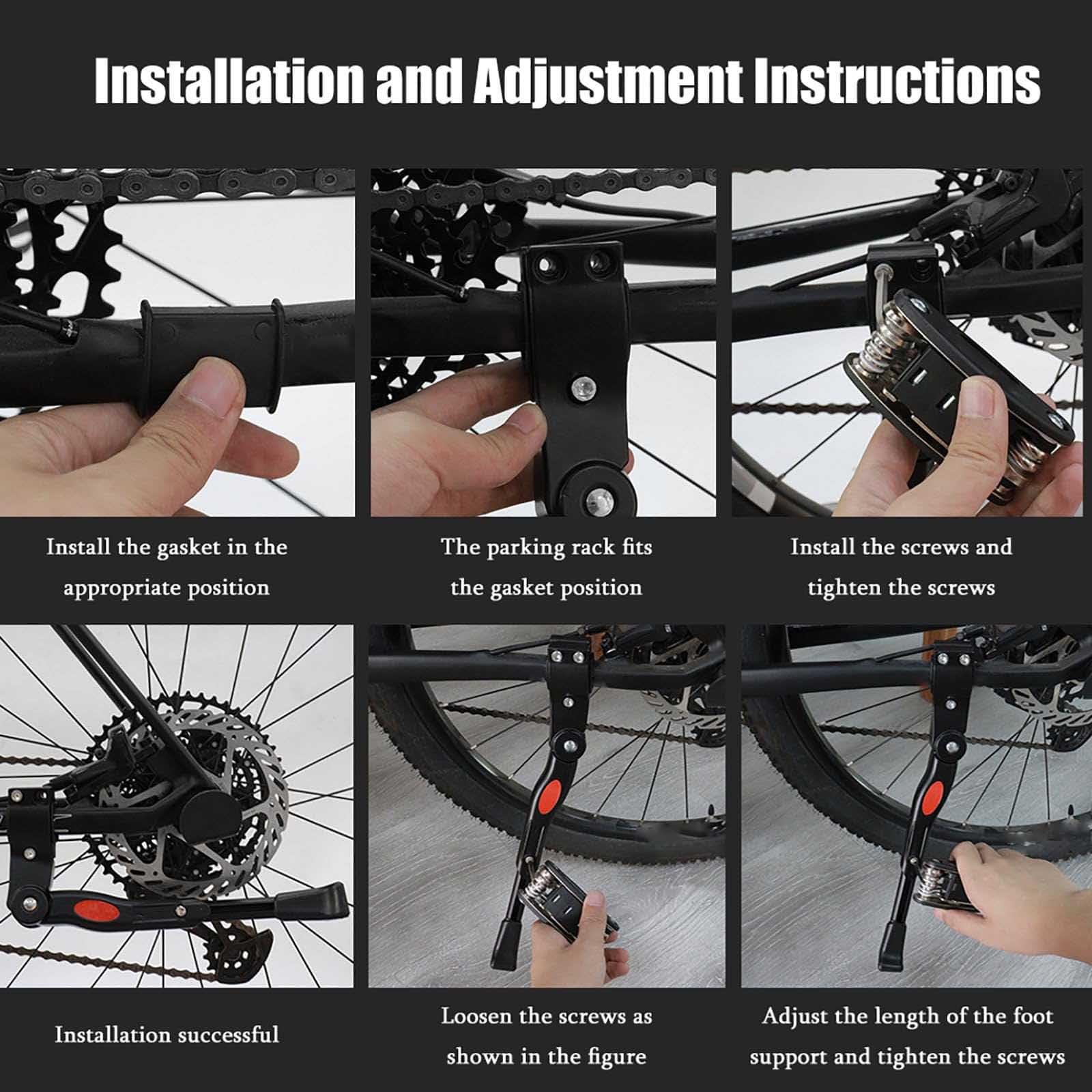Fahrradständer für Scott Scale, Robuster Fahrradständer aus Aluminiumlegierung Einstellbarer Ständer Sicherheitsfuß Sport & Freizeit