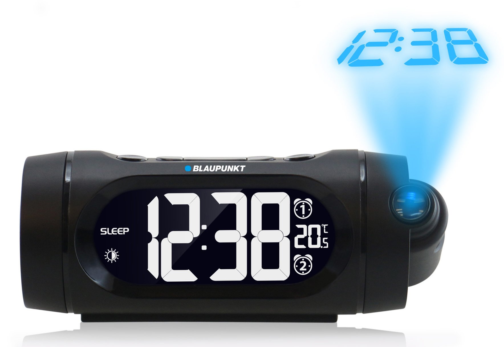 Clock Radio BLAUPUNKT CRP9BK, FM PLL, Projector, USB CHARGIN, Temperature Inside