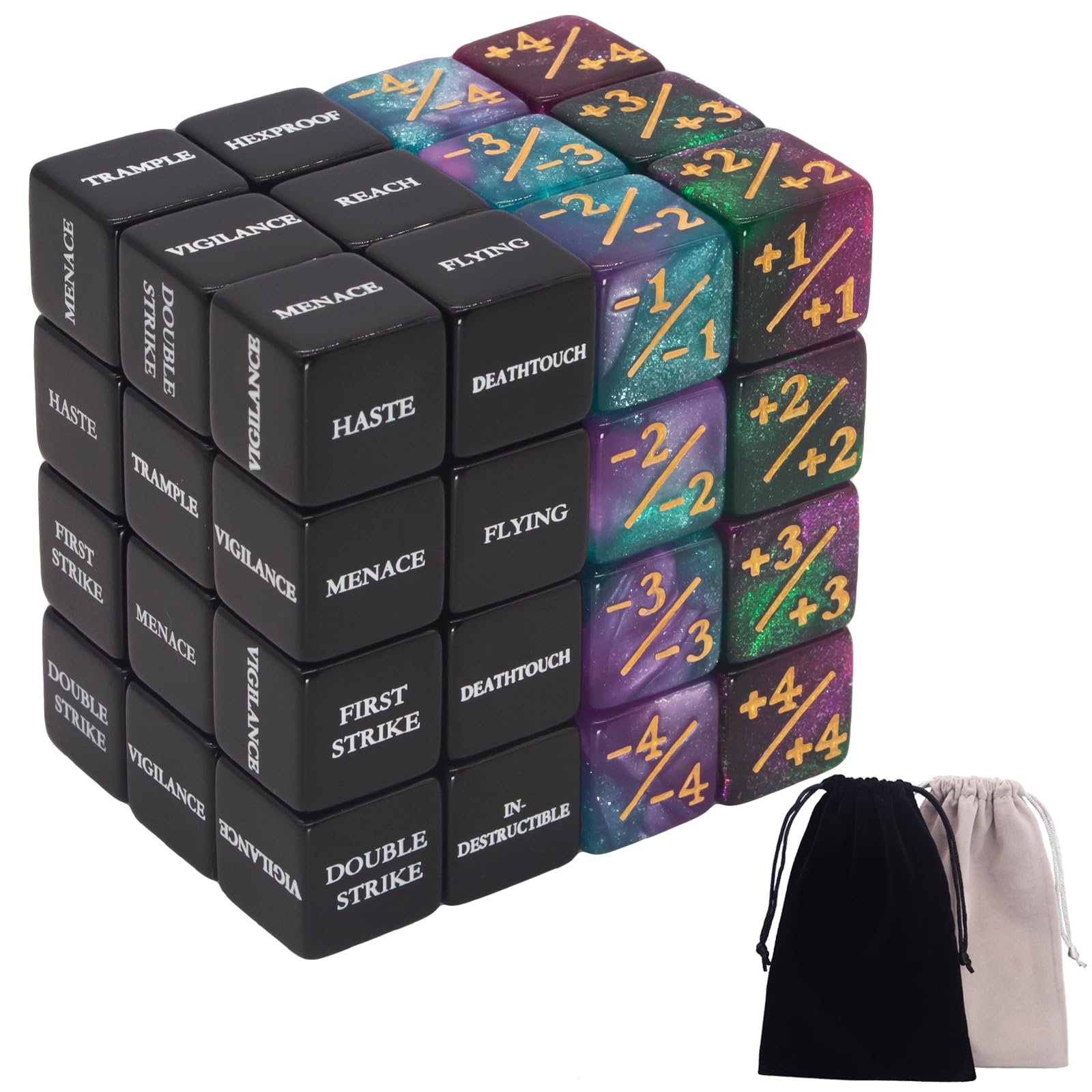 Amazon.co.jp: MTGサイコロ能力 キーワードカウンターダイスセット 48