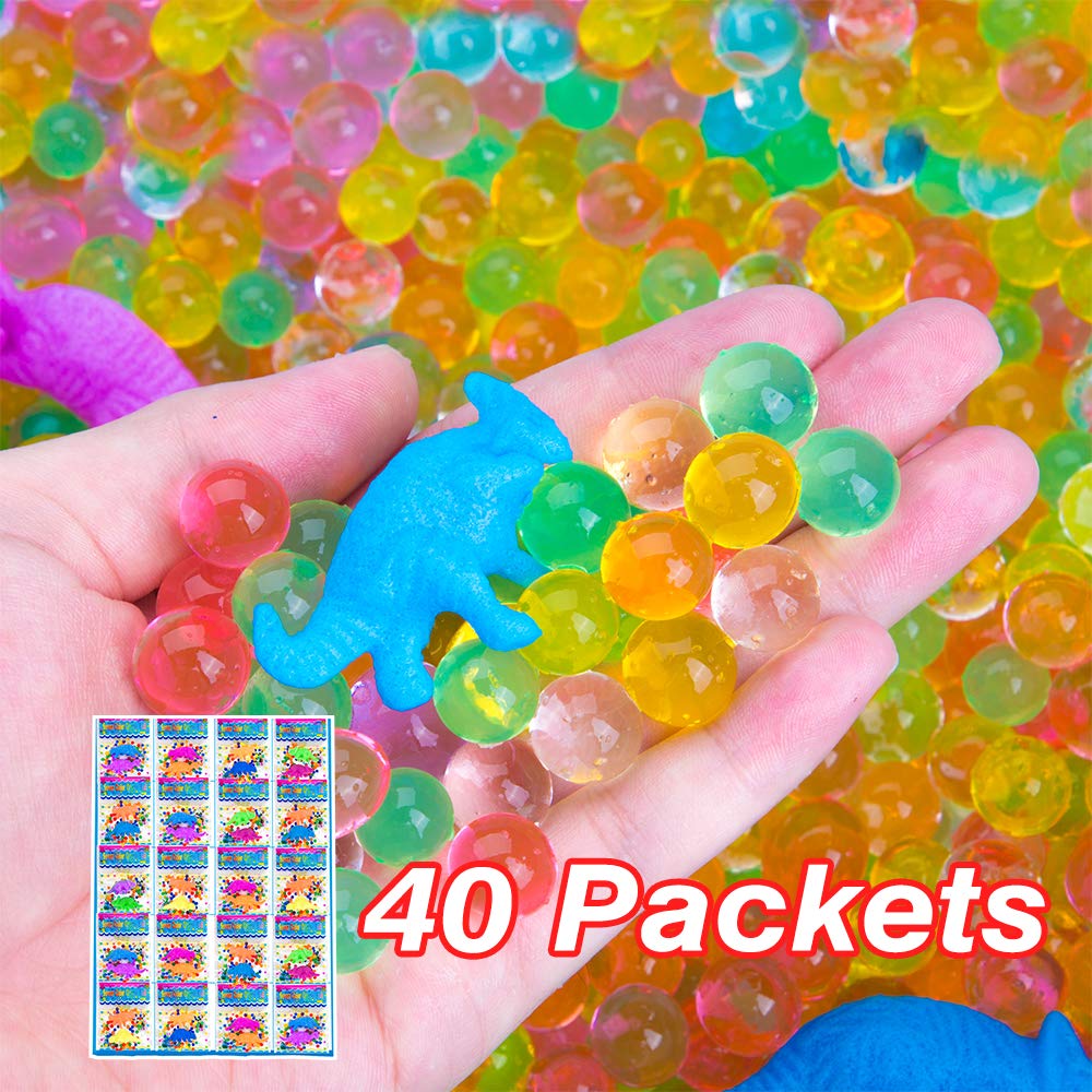 Buy PROLOSO 40 Packet Water Growing Dinosaurs Expandable Animals with