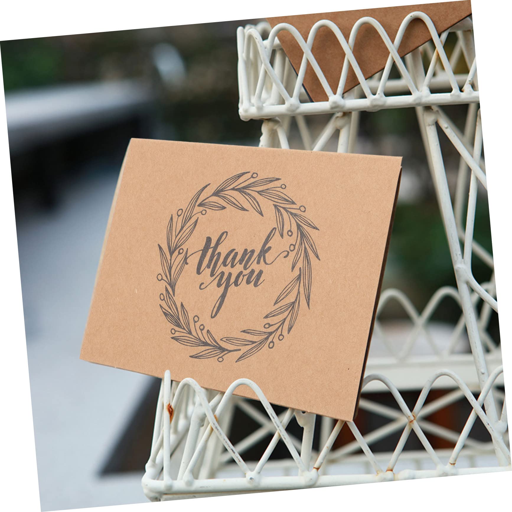 NUOBESTY 48sätze Kraftpapier Dankeskarten Für Kleine Unternehmen Einfache Elegante Grußkarten Zur Kundenbindung Und Für Online-shops Und Dienstleister