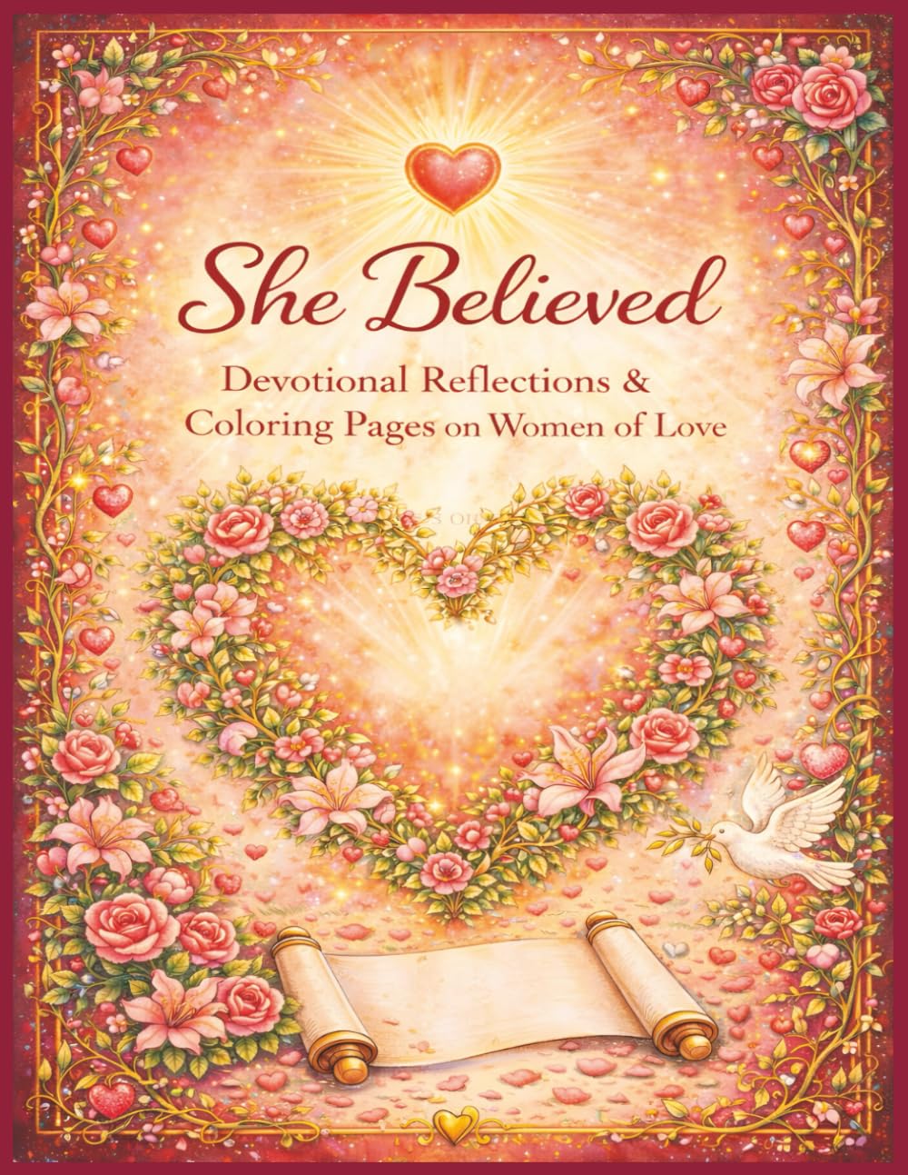 She Believed: Devotional Reflections and Coloring Pages on Women of Love