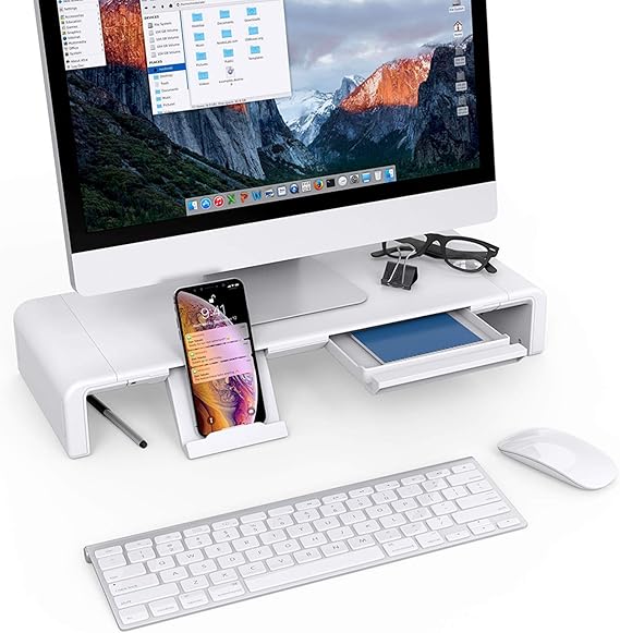 Monitor Stand Riser, Klearlook Maximized Clarity Foldable