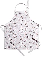 Maison d'Hermine 100% Cotton Unisex Apron with Pocket - Stylish Kitchen Chef Apron for Cooking, Gardening & Valentine's Gifts