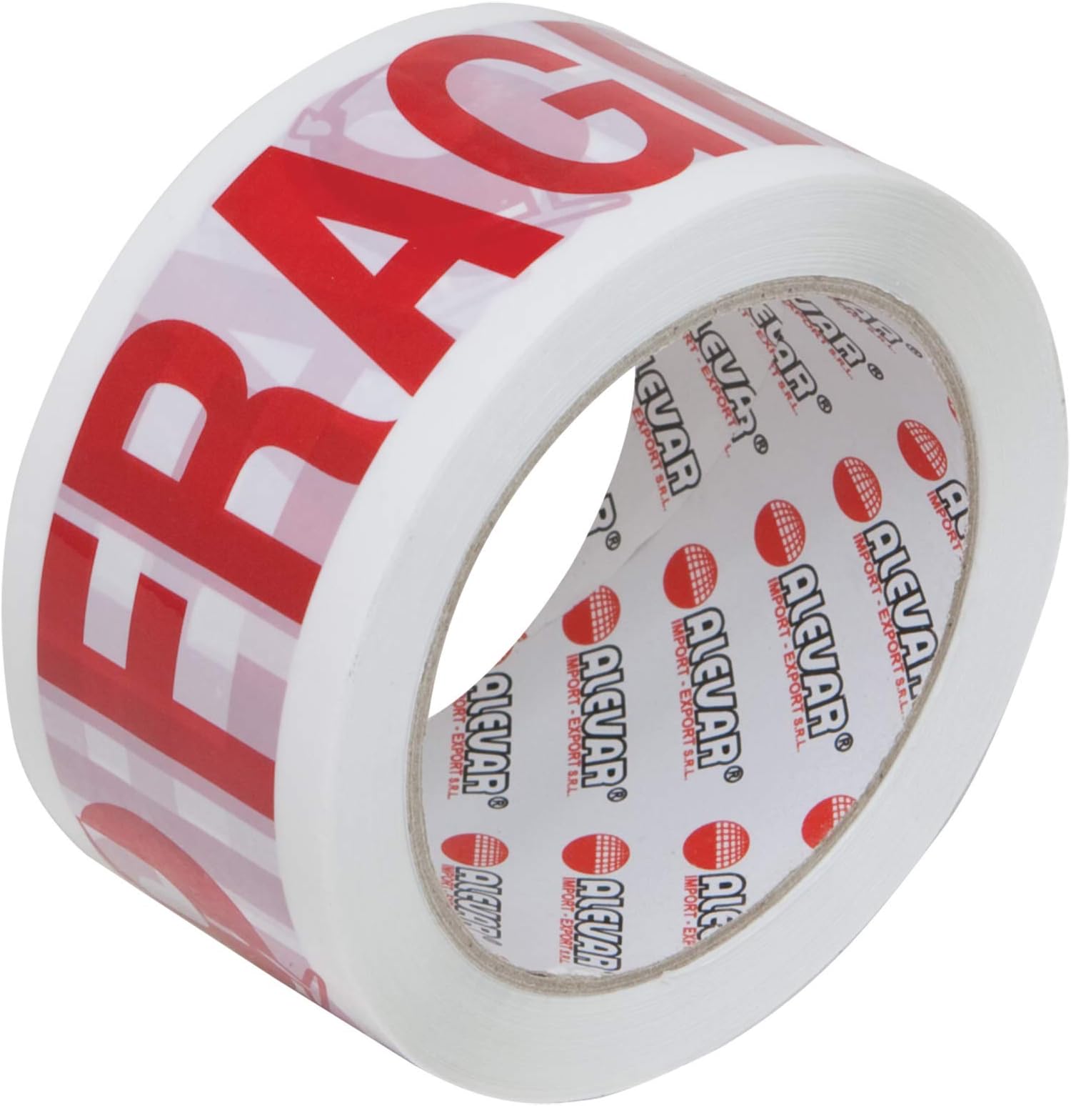 Syrom 151066.04 Roll Sticker, Fragile, White/Red, 66 x 50 cm