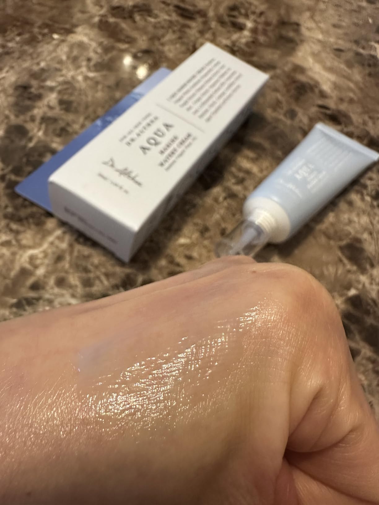 Dr.Althea Aqua Marine Watery Cream | Daily Face Moisturizer for All Skin Types | Deep Hydration Face Cream with Hyaluronic Acid | Vegan Korean Skincare, 1.69 Fl Oz