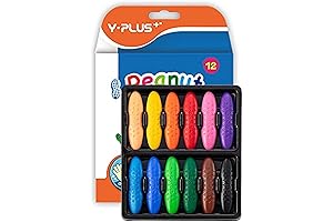 YPLUS Toddler Crayons | Washable, Non-Toxic Art Supplies for Little Hands