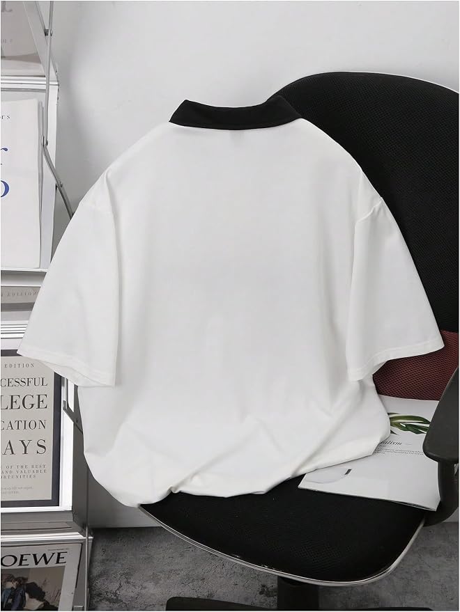 Camiseta para hombre manga corta casual cuello polo miniatura 2