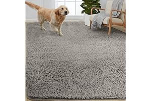 Gorilla Grip Soft Faux Fur Area Rug
