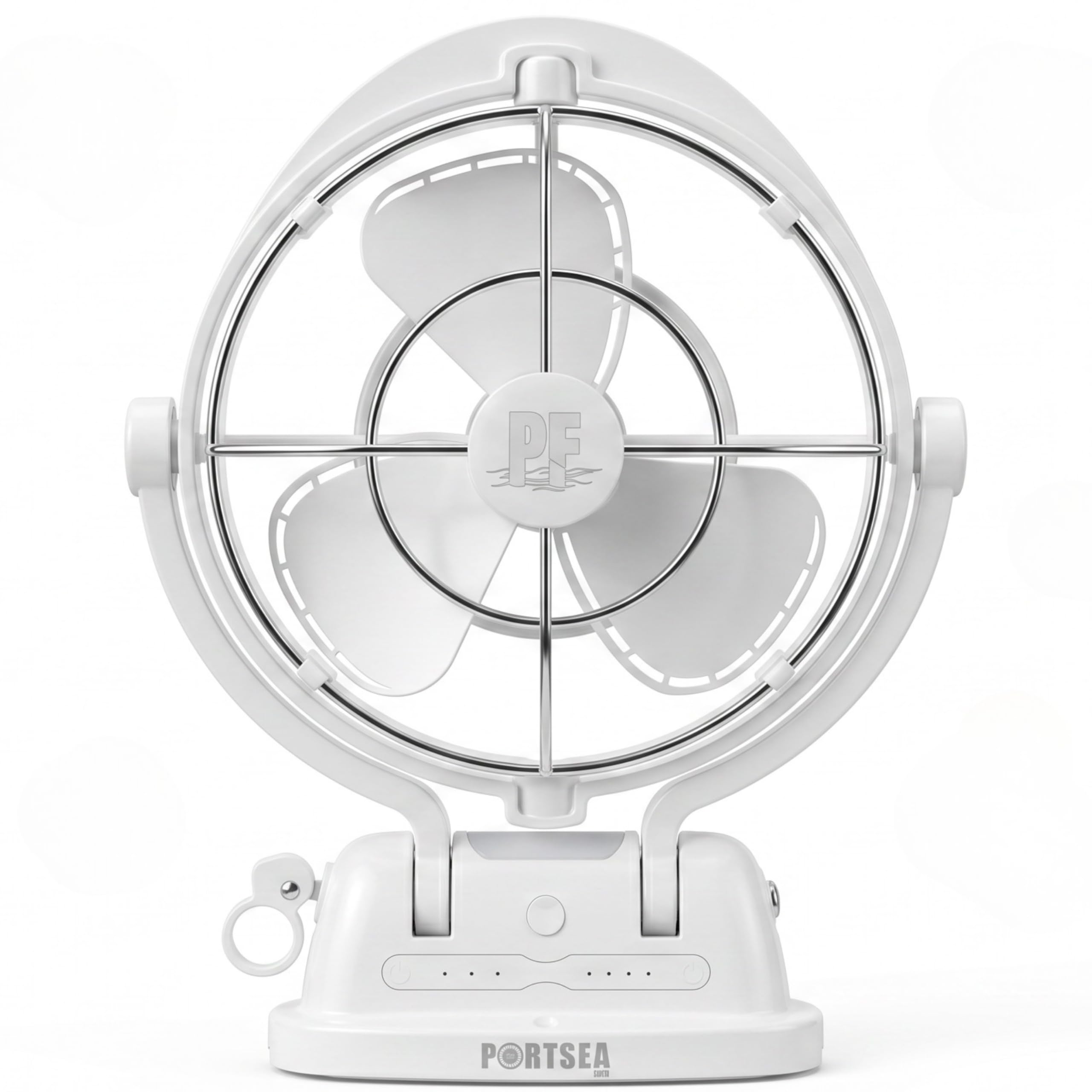 Portsea Arlo Wohnwagen Ventilator 12V/24V – Leiser Camper Fan mit Fernbedienung, Timer, LED & Insektenlicht, für Wohnmobil, Van, Caravan & Boot