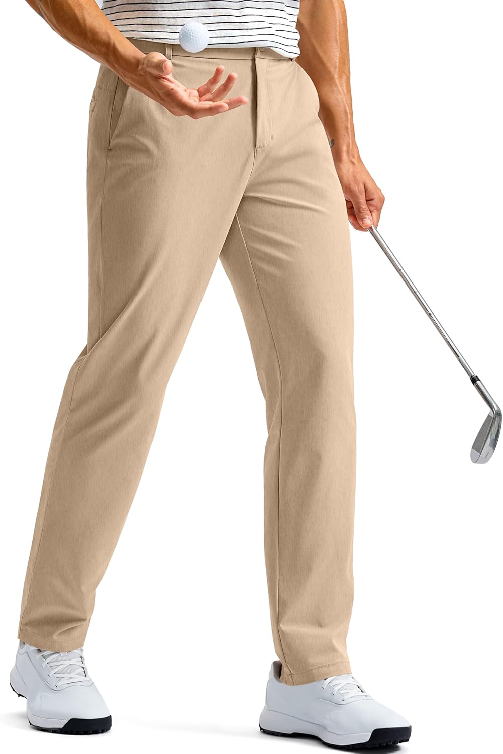 G Gradual Men's Golf Pants with 5 Pockets 30"/32"/34" Lightweight Quick Dry Stretch Work Dress Pants Casual Slacks for Men