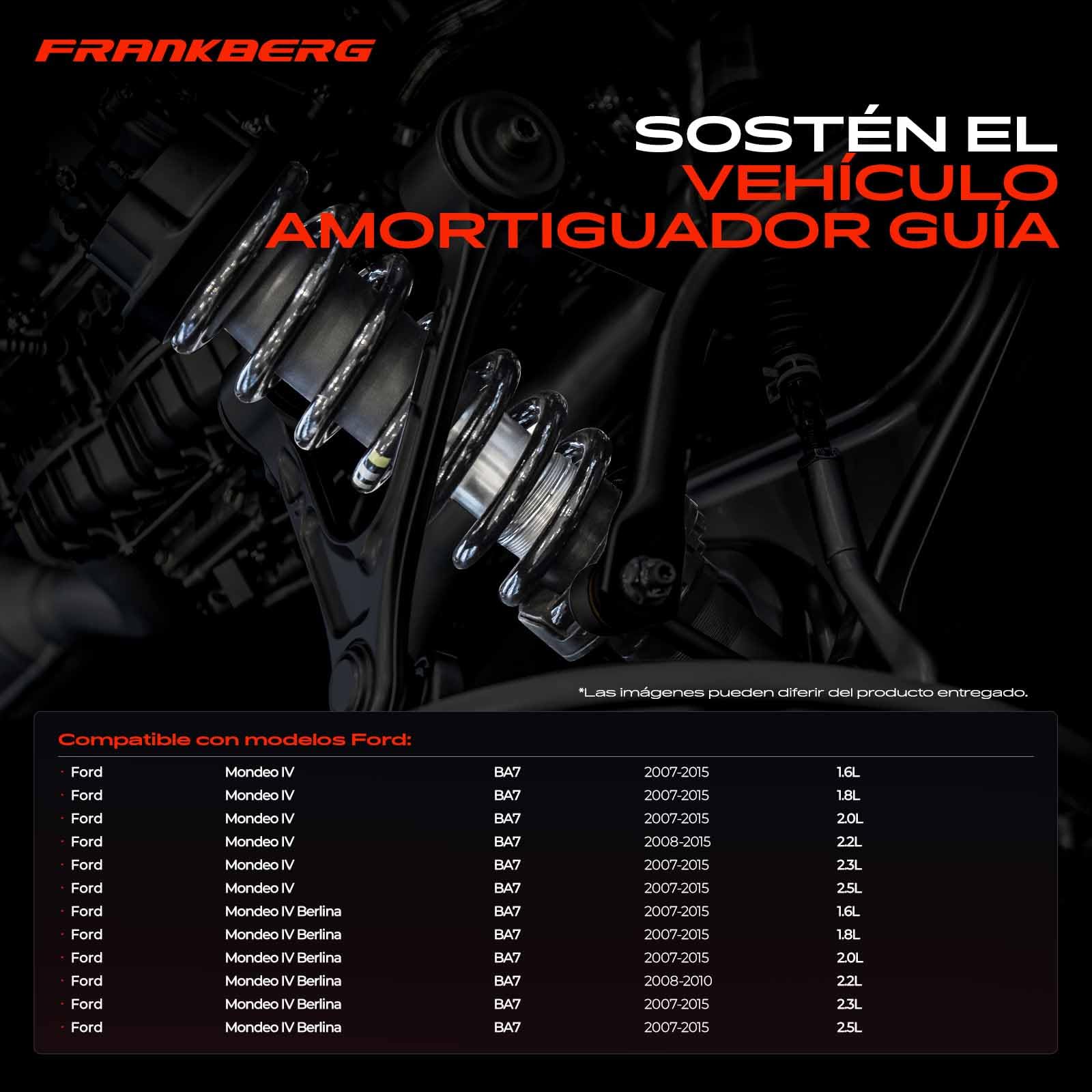 Frankberg 2 muelles de suspensión eje trasero 1509911 | Compatible con: Mondeo IV Berlina BA7, Mondeo IV BA7