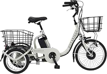 Amazon | ポタリクル ノーパンクロータイプ電動アシスト三輪自転車